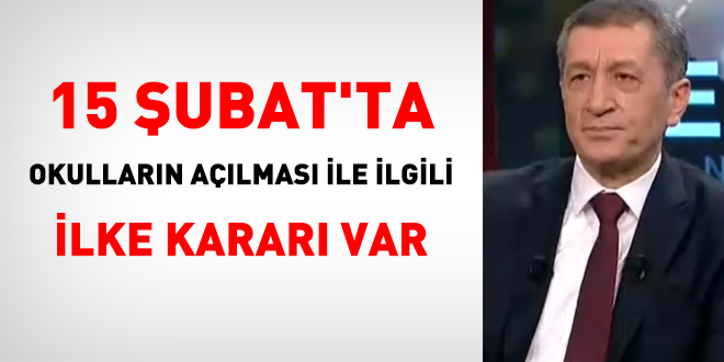 Bakan Selçuk'tan yüz yüze eğitim açıklaması