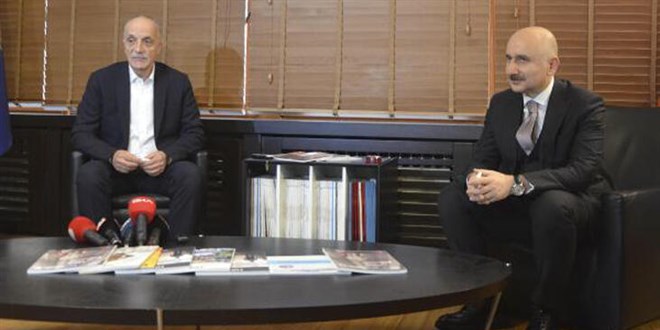 Bakan Karaismailoğlu, Türk-İş Genel Başkanı Atalay ile görüştü