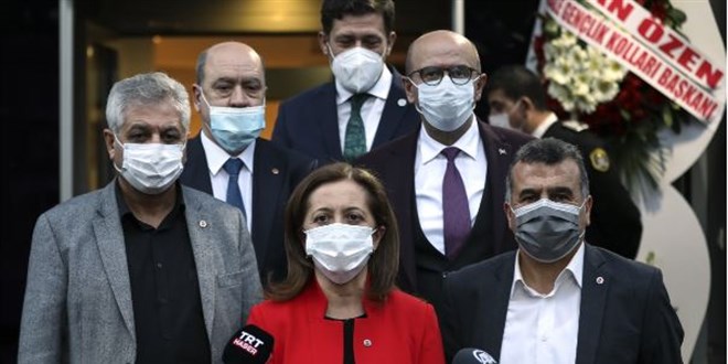 DİSK'ten İYİ Parti Genel Başkanı Akşener'e ziyaret