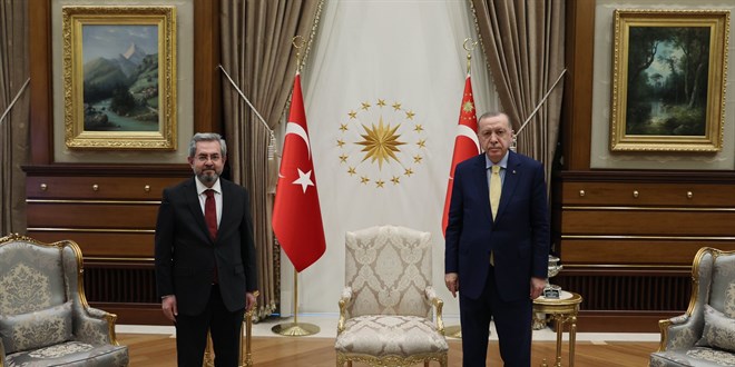 Cumhurbaşkanı, üç üniversitenin rektörünü kabul etti