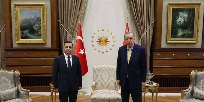 Cumhurbaşkanı Erdoğan, AYM Başkanı'nı kabul etti