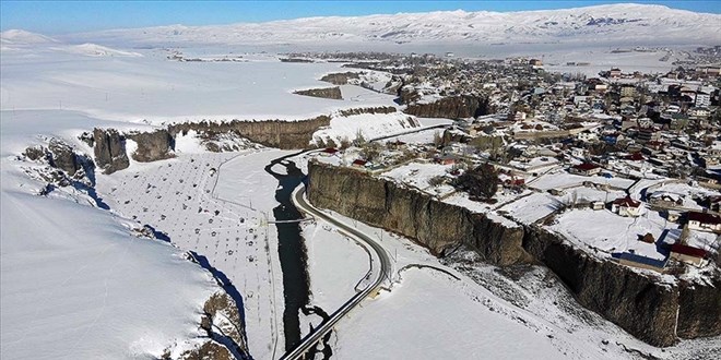 'Doğu'nun Ihlara Vadisi' kışın tüm güzelliklerini yansıtıyor