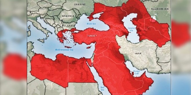 STRATFOR'dan dikkat çeken harita: Türkiye'nin etki alanı genişliyor
