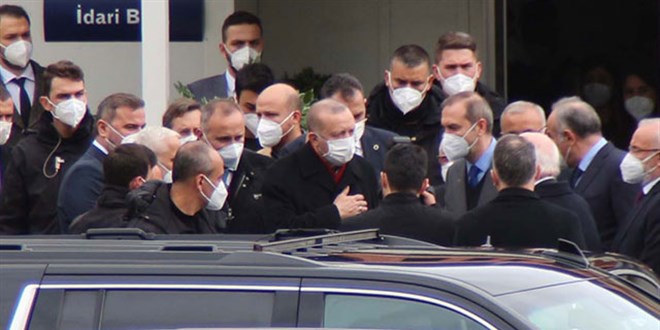 Cumhurbakan Erdoan, RTE Mtevelli Heyeti ile grt