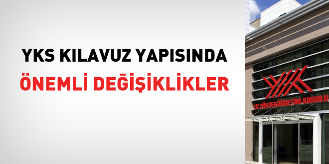YÖK, YKS kılavuz yapısında önemli değişiklikler yaptı