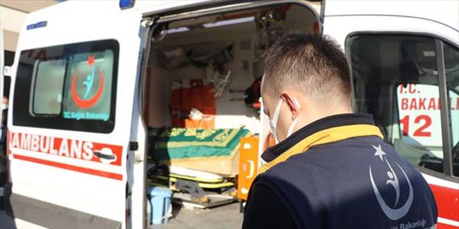 Ambulans şoförü korona nedeniyle hayatını kaybetti