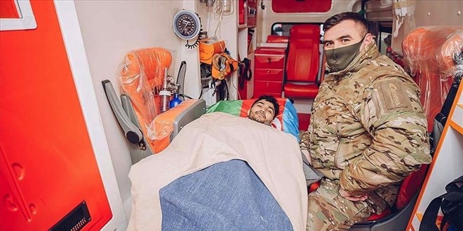Türk doktorlar gazileri tedavi için Azerbaycan'a gitti