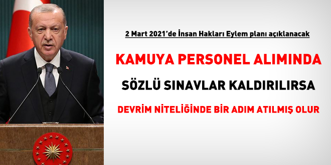 Kamuya girişlerde sözlü sınav kaldırılsa devrim olur
