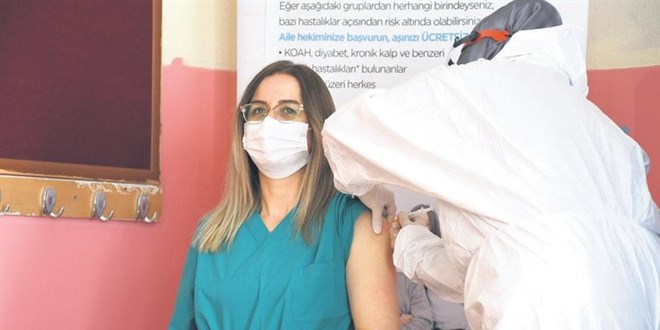 İlk doz aşılamada dünyada 3'üncüyüz