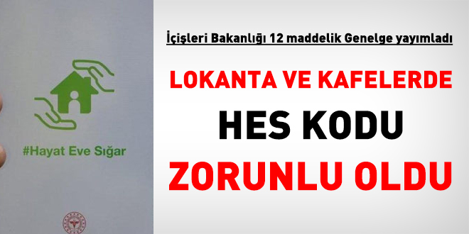İçişleri Bakanlığı'ndan yeni normalleşme genelgesi