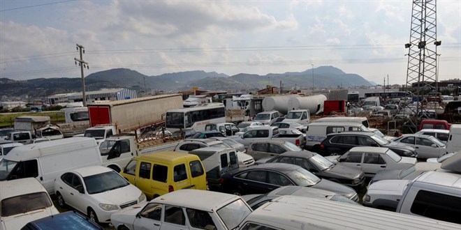 80 milyon TL yediemin otoparklarında çürümeye terk edildi