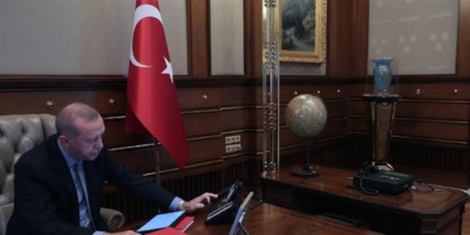 Cumhurbaşkanı Erdoğan, Bakan Akar'dan bilgi aldı