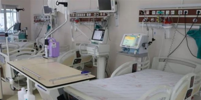 Mavi renkte bulunan Bingöl'de yoğun bakıma 1 aydır hasta girişi olmadı