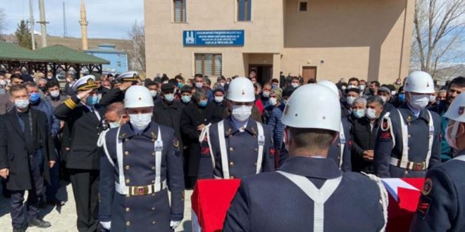 Kazada hayatını kaybeden uzman çavuş toprağa verildi