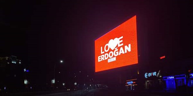 New York'a cevap Elazığ'dan verildi: Love Erdoğan