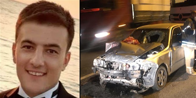Trafik kazasında hayatını kaybeden astsubay defnedildi