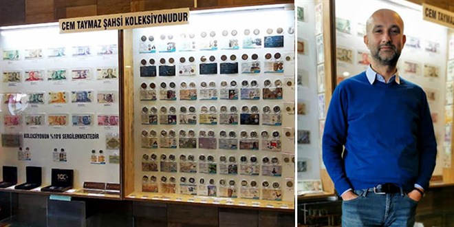 39 yılda 100 kilo madeni para ile 15 bin banknot topladı