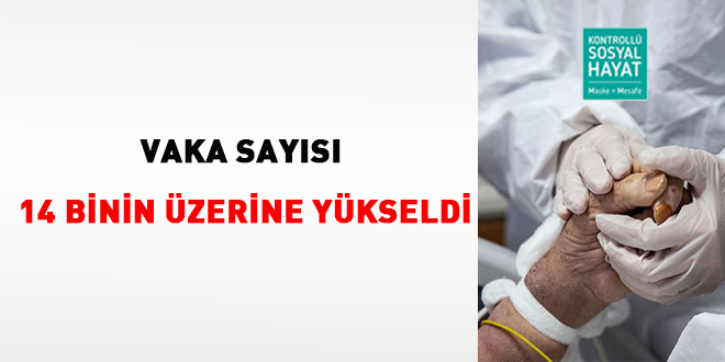 Vaka sayısı 14 binin üzerine yükseldi