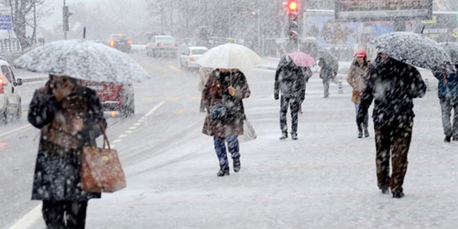 Meteoroloji'den kar, yamur, rzgar ve  uyars - Harital