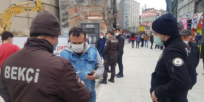 96 bin personelin katılımıyla ülke genelinde Kovid-19 denetimi