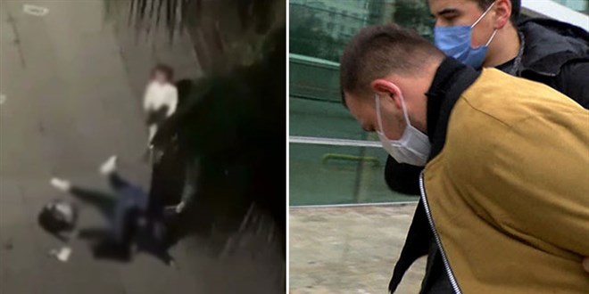Sokak ortasında eşini döven zanlıya istenen ceza belli oldu