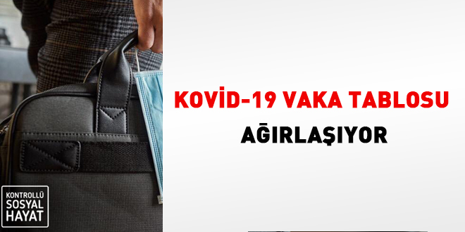 Vaka sayısı açıklandı: Günlük Kovid-19 tablosu ağırlaşıyor