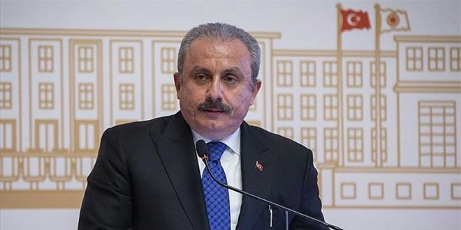 TBMM Başkanı Şentop Atatürk büstlerine yapılan saldırıları kınadı