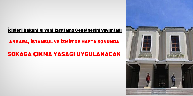 İçişleri Bakanlığı, 81 il valiliğine yeni kısıtlama genelgesini gönderdi