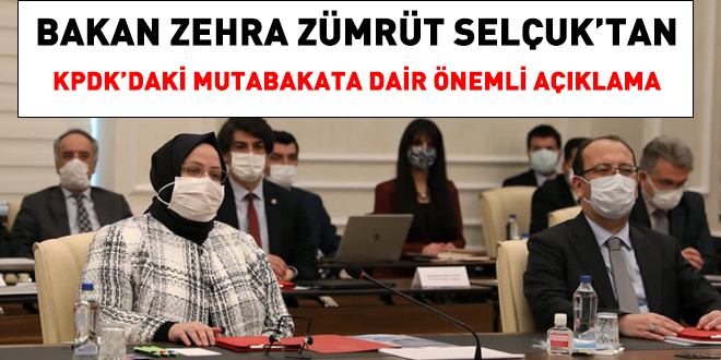 Bakan Selçuk'tan KPDK toplantısına ilişkin açıklama