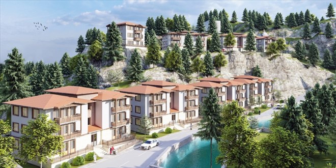 Dereiçi köyünde evleri yananlar için konut projesi hazırlandı