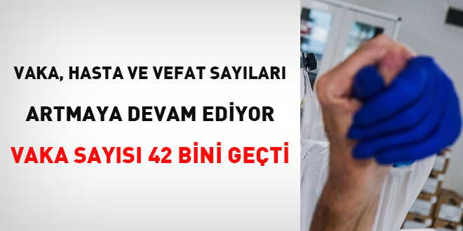Vaka sayıları 42 bine yükseldi