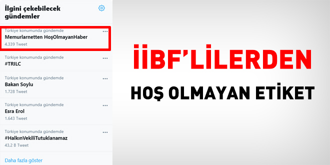 Kurum içi uzmanlığın iptal olması sonrasında İİBF'lilerden hoş olmayan etiket