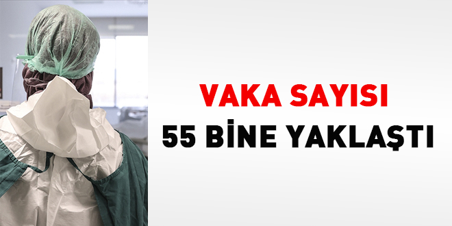 Vaka sayısı yükselişini sürdürüyor! 55 bine yaklaştı
