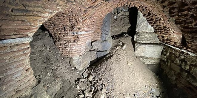 Topkapı Sarayı'nda Roma dönemine ait galeri bulundu