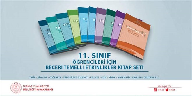 MEB 11. snf rencileri iin beceri temelli etkinlikler kitab hazrlad