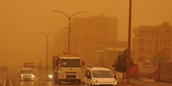 Meteorolojiden baz illerimiz iin toz tanm uyars