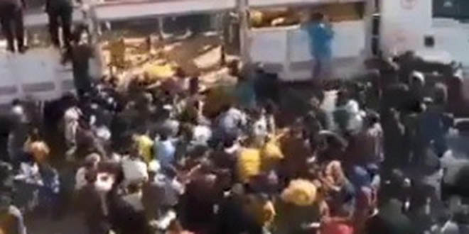 Kaymakamlıktan patates dağıtım görüntüleriyle ilgili açıklama