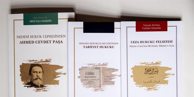 Adalet Bakanlığı hukuk tarihine ışık tutacak 3 kitap yayımladı