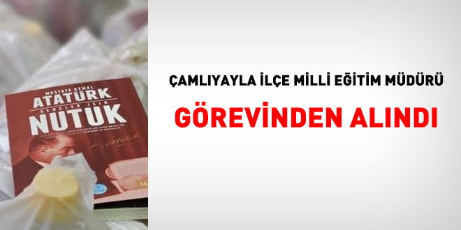 Çamlıyayla İlçe Milli Eğitim Müdürü görevinden alındı