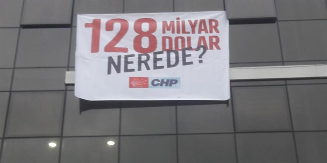 '128 milyar dolar nerede' pankartna 13 bin 237 lira ceza