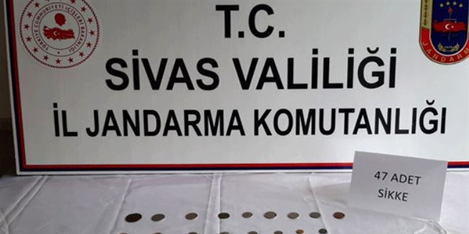 Emekli uzman erbaş, 47 sikkeyle yakalandı