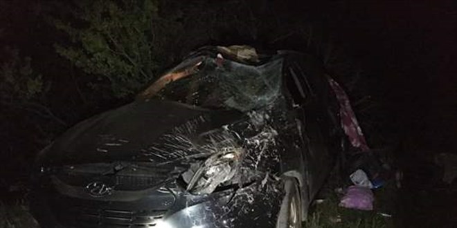 Giresun'da otomobil uçuruma devrildi: 1 ölü, 2 yaralı