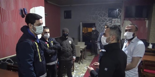 Eğlence düzenleyen şahısların polisten kaçış yöntemi pes dedirtti
