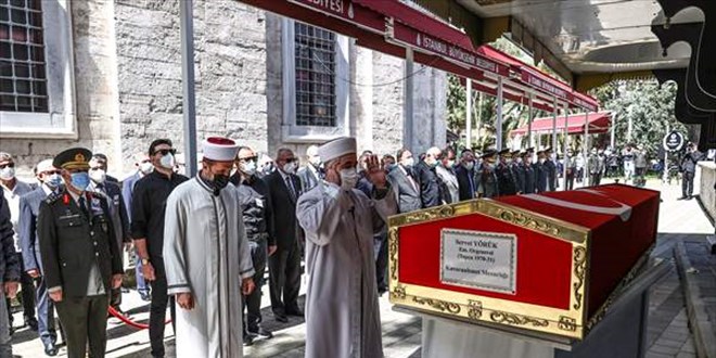Emekli Orgeneral Servet Yörük son yolculuğuna uğurlandı