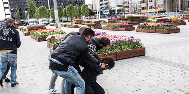 Başkentte'1 Mayıs eylemi' yapmak isteyen 41 kişi gözaltında