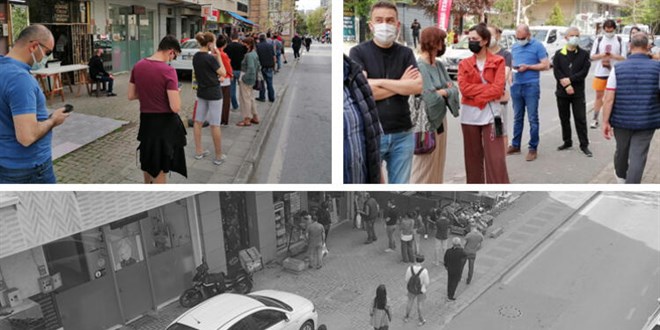 Yer İstanbul! Nöbetçi eczanelerin önünde kuyruk