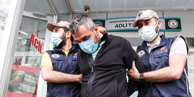 Otogarda patlayıcı ile yakalanan şüpheliler adliyeye sevk edildi