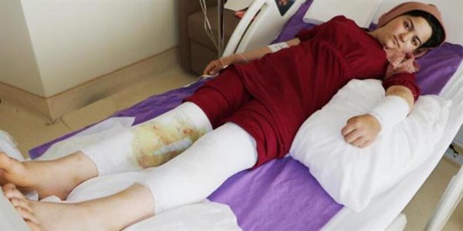 Düdüklü tencere bomba gibi patladı, Semanur ölümden döndü
