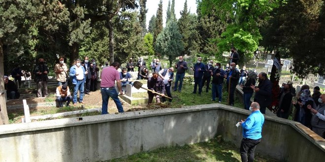 Koronadan vefat eden hakim son yolculuğuna uğurlandı