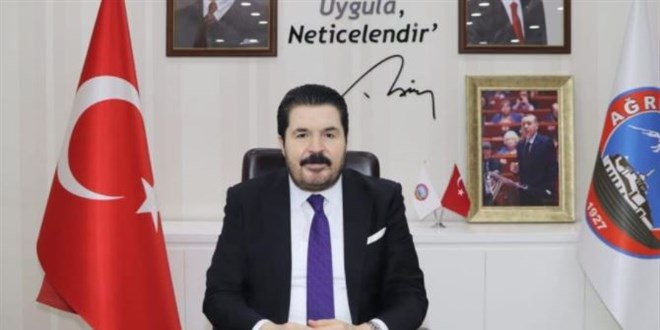 Ağrı Belediye Başkanı Sayan Covid-19'a yakalandı